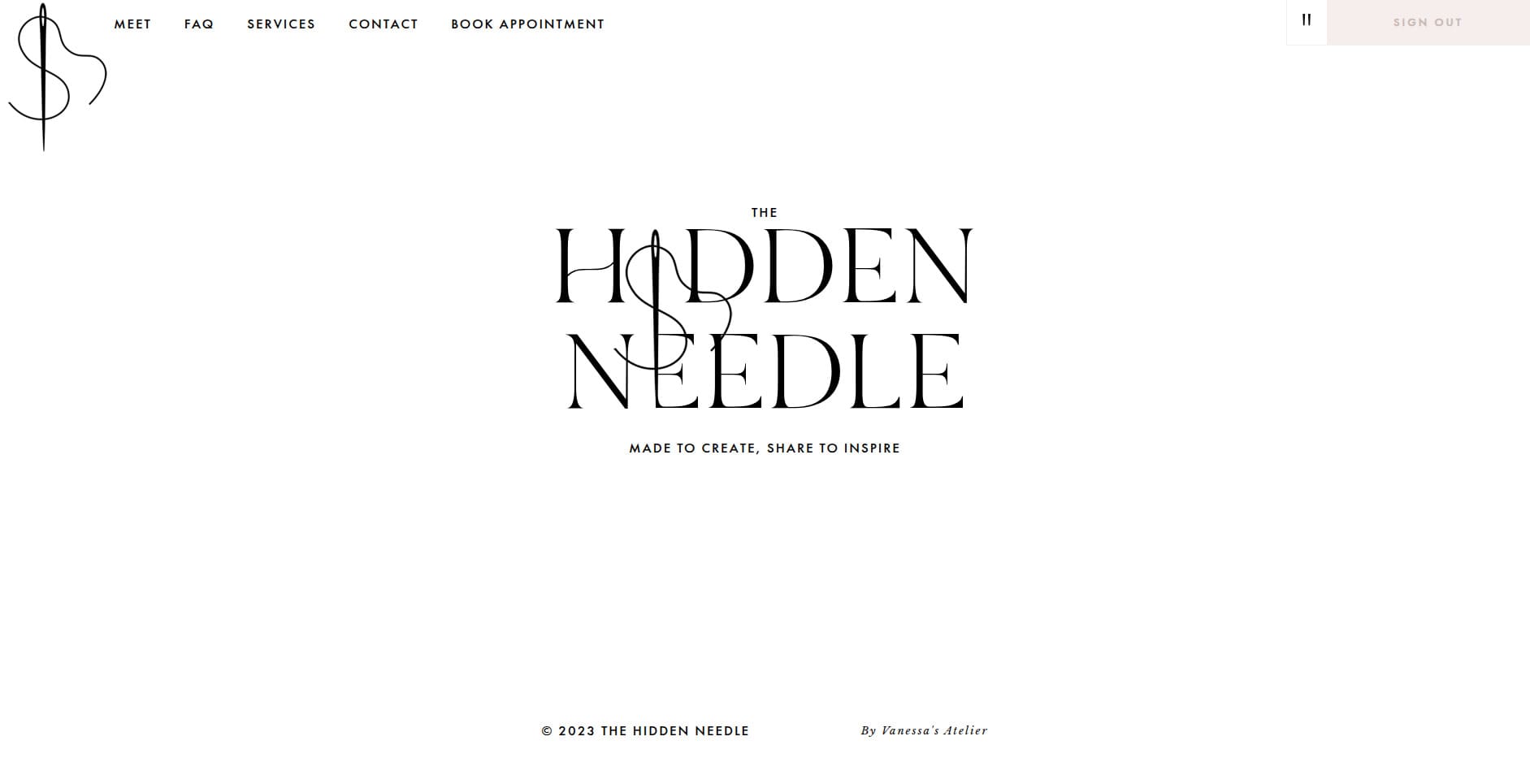 The Hidden Needle website
